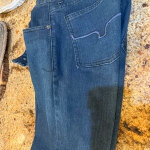 Kimes Ranch Dark Blue Flare Jeans